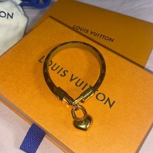 Louis Vuitton crazy in lock charm bracelet